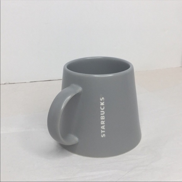 2013 Starbucks 16 OZ Matte Slate Gray Tapered Mug - Picture 1 of 7